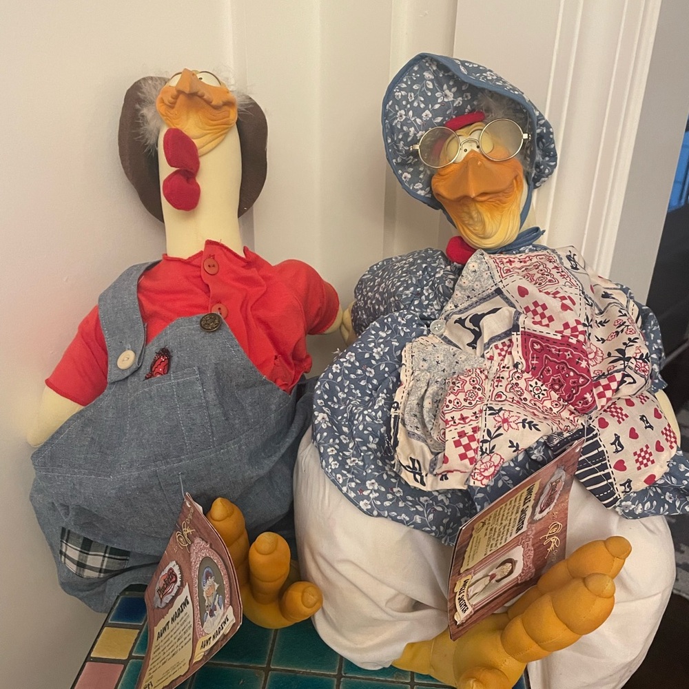 Xavier Robert’s CPK PLUCKETTS 24’ Chickens, Uncle Skeeter & Aunt Nadine 1994